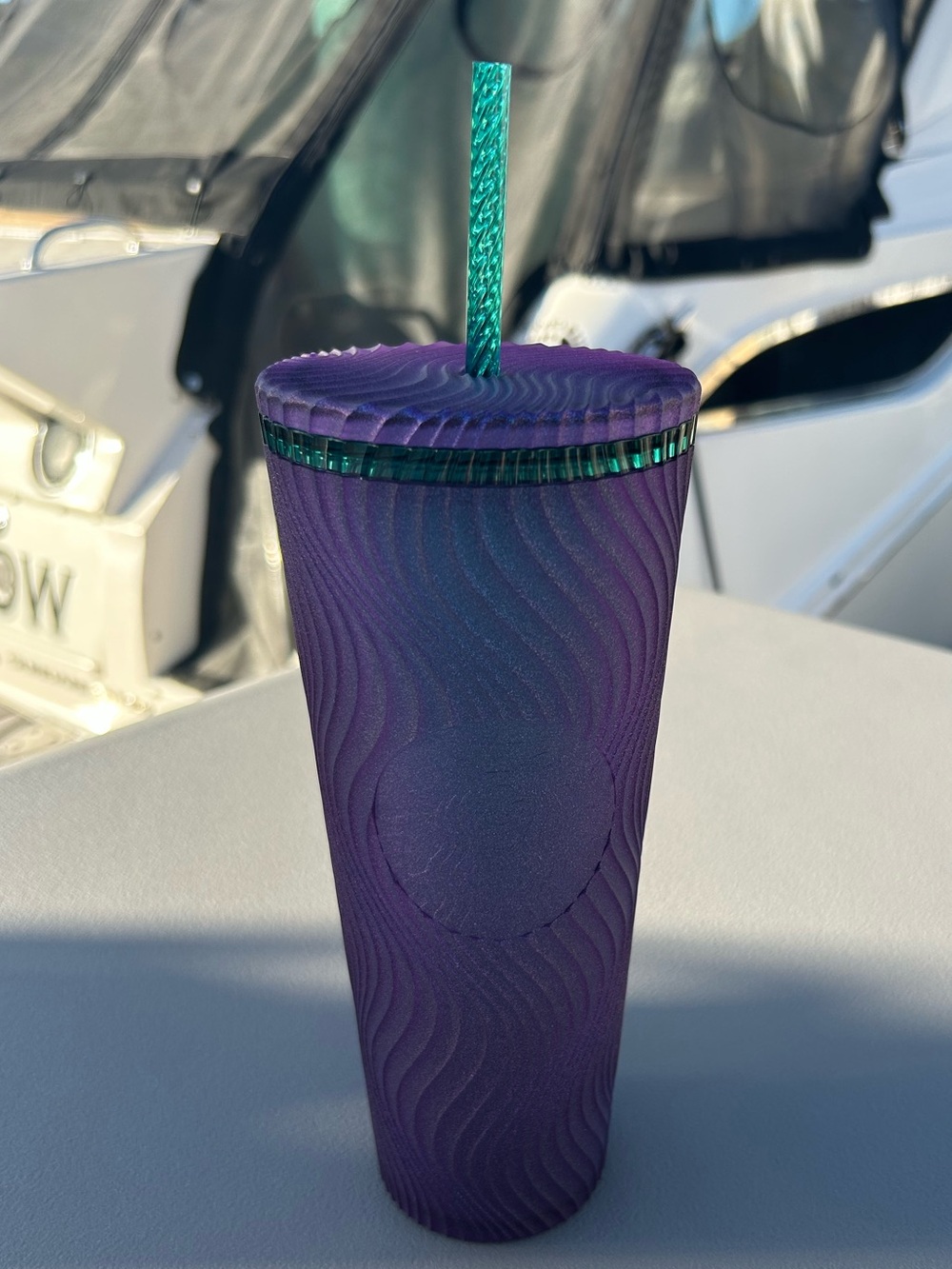 NWT Starbucks purple swirl 24 oz. cold cup